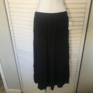 NWT long black skirt